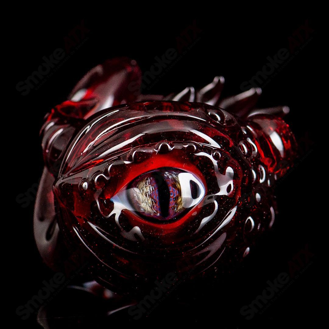 #5 Seamonster Spoon by Mako Glass - Smoke ATX 