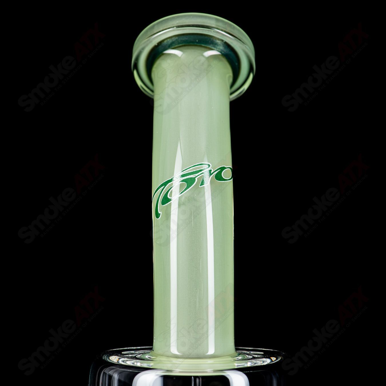 Double Micro 7/13 Arm Perc with color sections by Toro Glass - Smoke ATX 