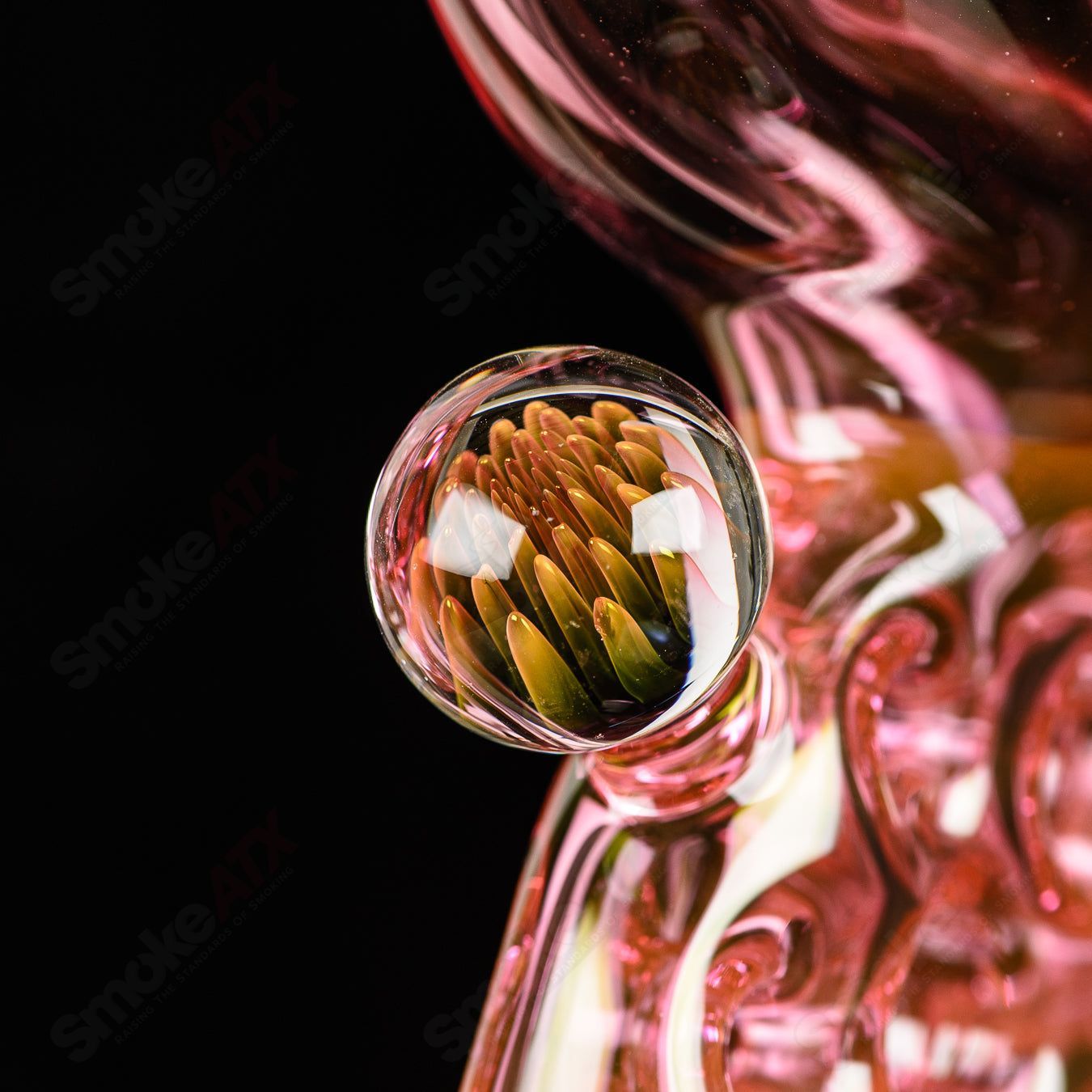 Swiss Perc 1 of 1 Gold Fume Full - size Side feeder Nate Dizzle Solo - Smoke ATX