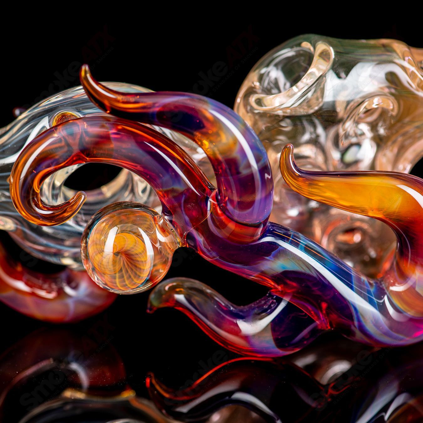 SwissLock Ease & Gasp Collab Swiss Perc - Smoke ATX