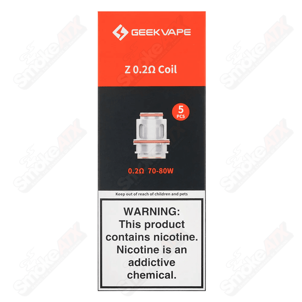 5 PCS  0.2ohm Z Coil Geek Vape - Smoke ATX 