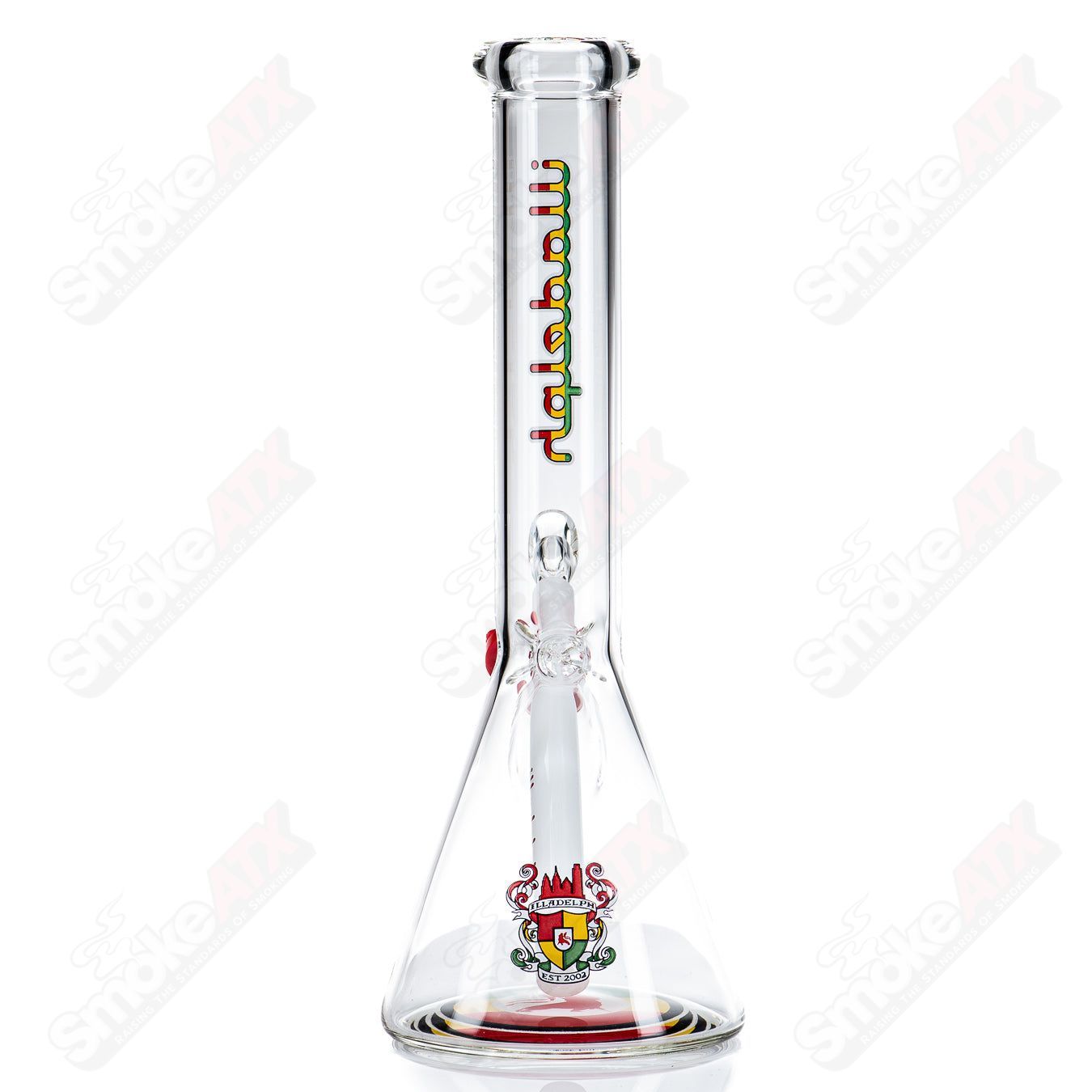 12" 5mm (Rasta) Mini Beaker Illadelph - Smoke ATX 