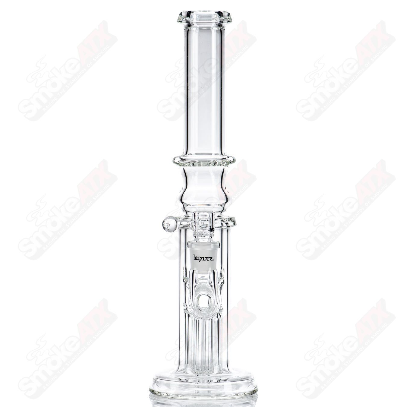 10 Incycler Flower Tube Leisure Glass - Smoke ATX 