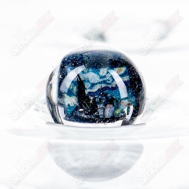 4pc Starry Night Slurper Set by Grimm Glass - Smoke ATX 
