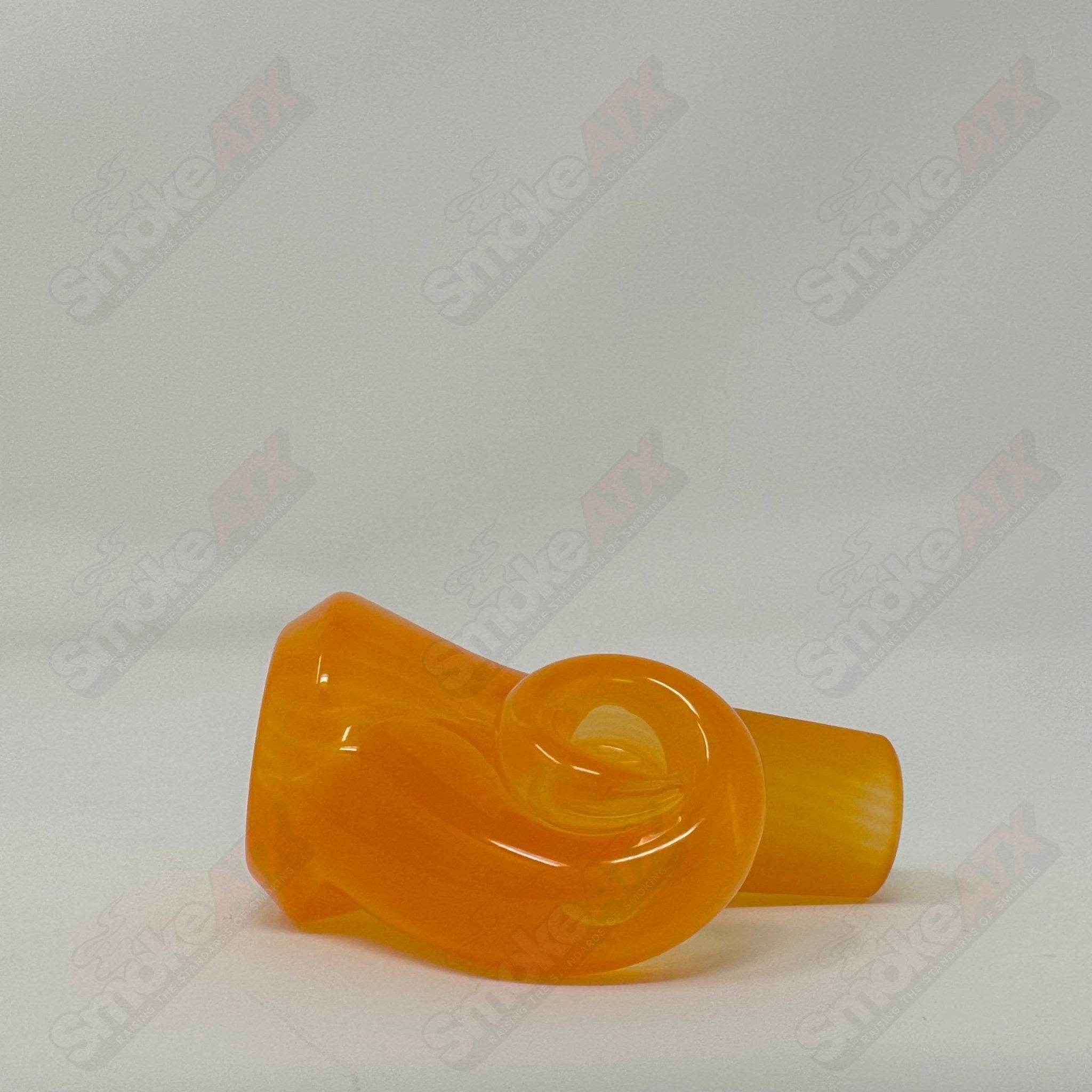 Tangie Black T Glass 18mm Fully Worked Slide - Smoke ATX