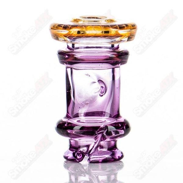 Gold Amethyst Puffco Pivot Mouthpiece by Gatez Glass - Smoke ATX 