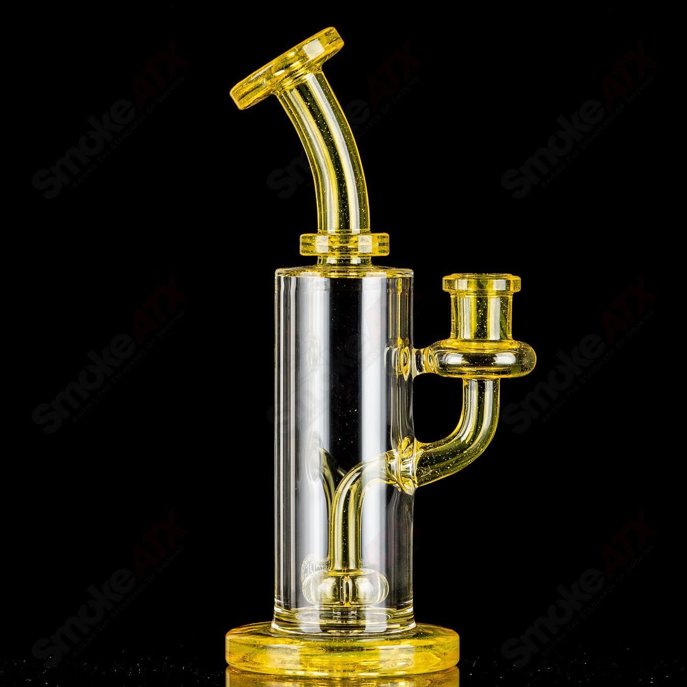 Terps Straight Tube Fat Boy Glass - Smoke ATX