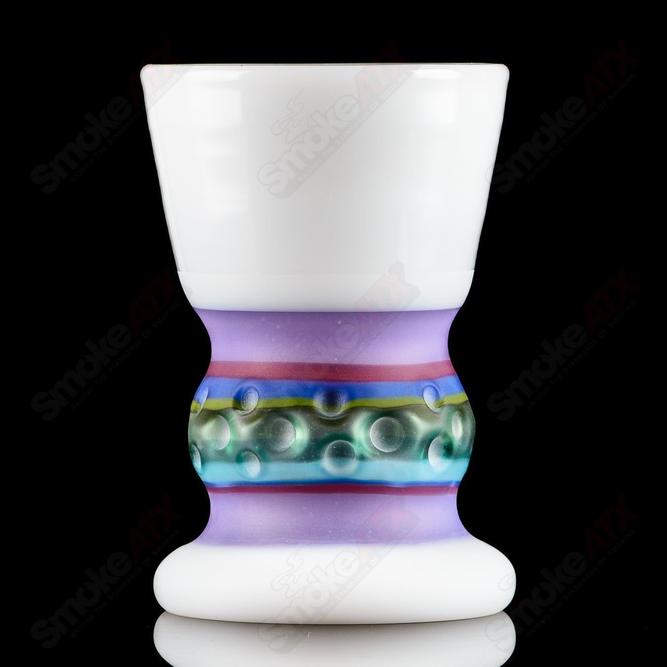 Textured Footed Craft Beer Glass JMass - Smoke ATX