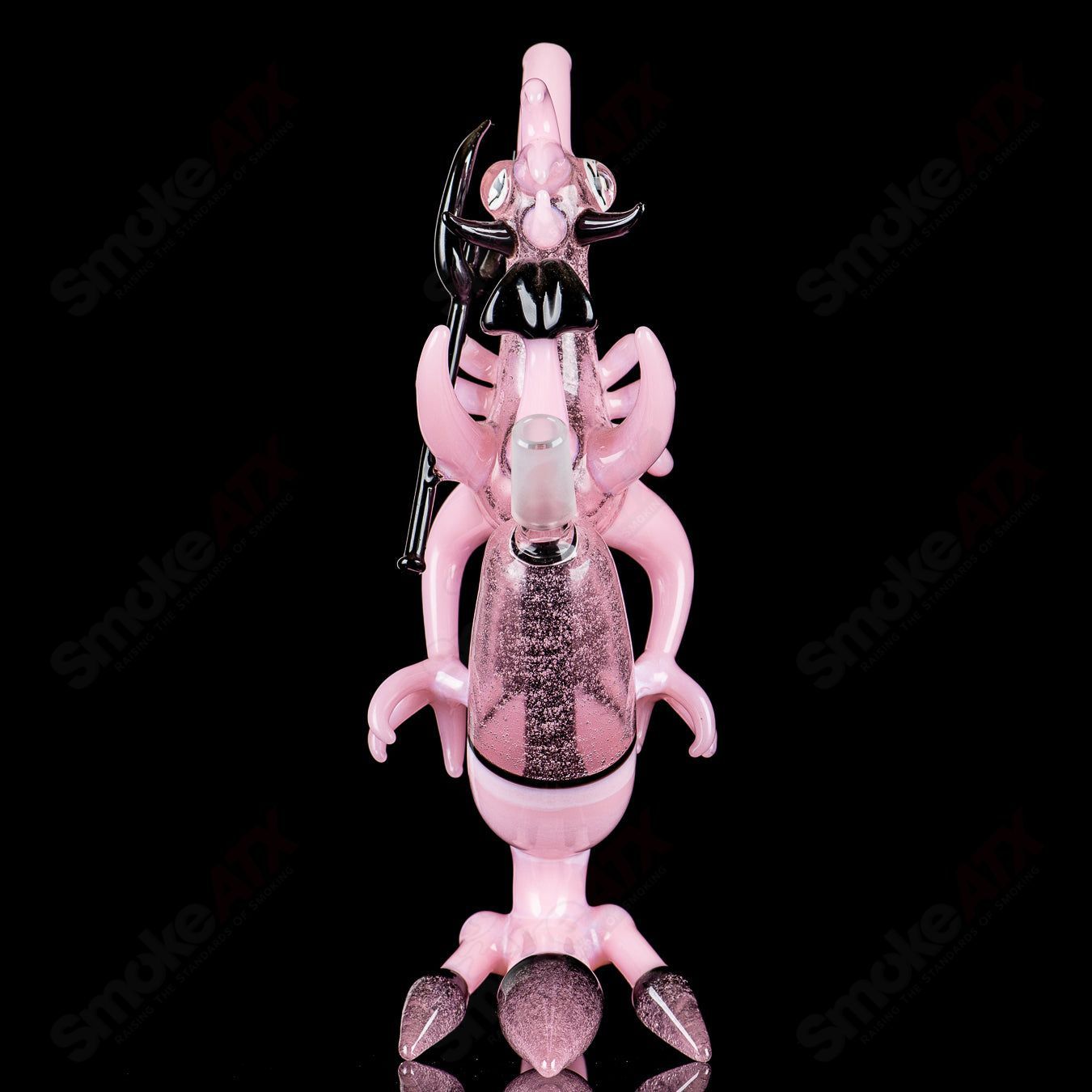 Chicken Rig (Pink Devil) JOP Glass - Smoke ATX