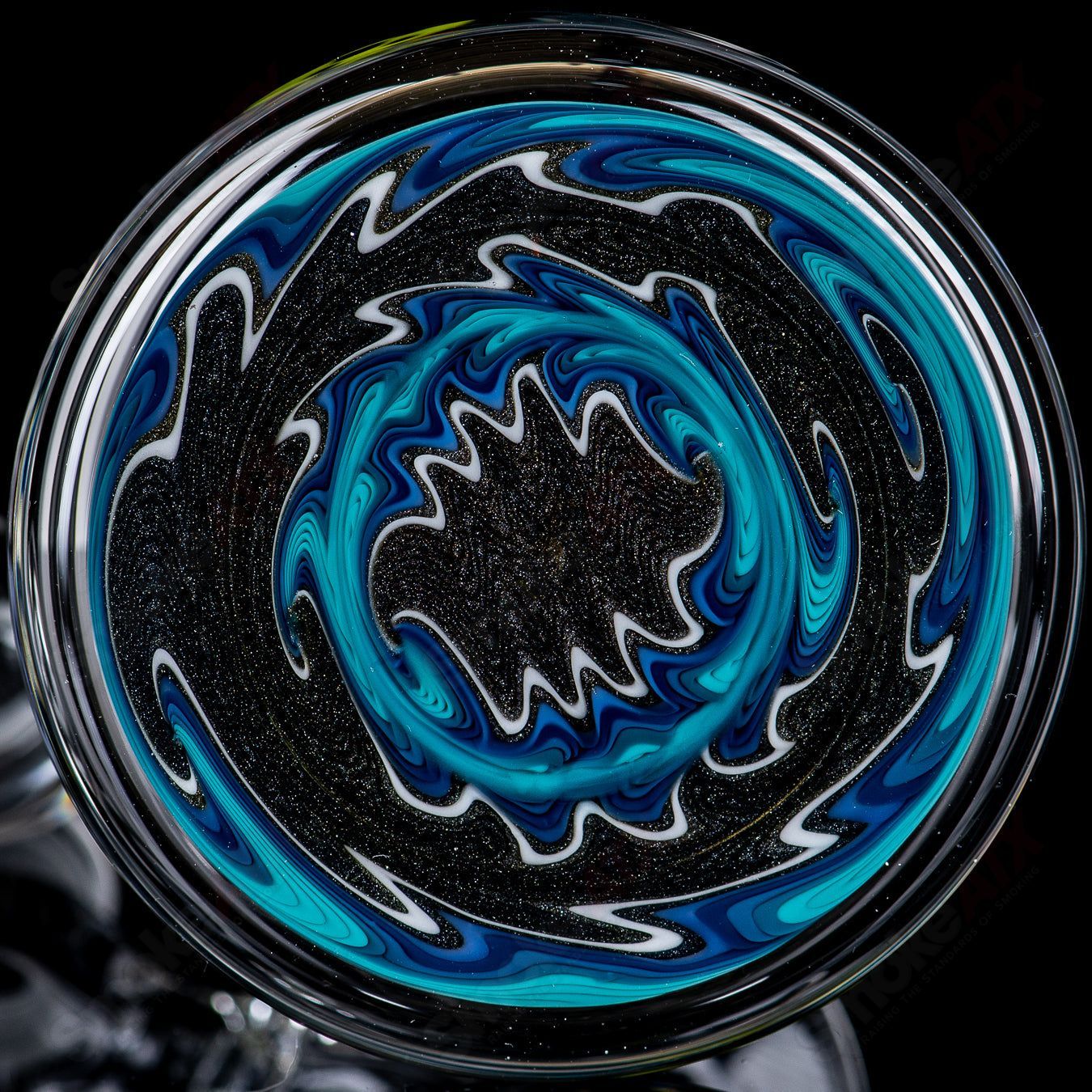 The Grateful Dead Milli Rig W/ linework by Moo Glass - Smoke ATX