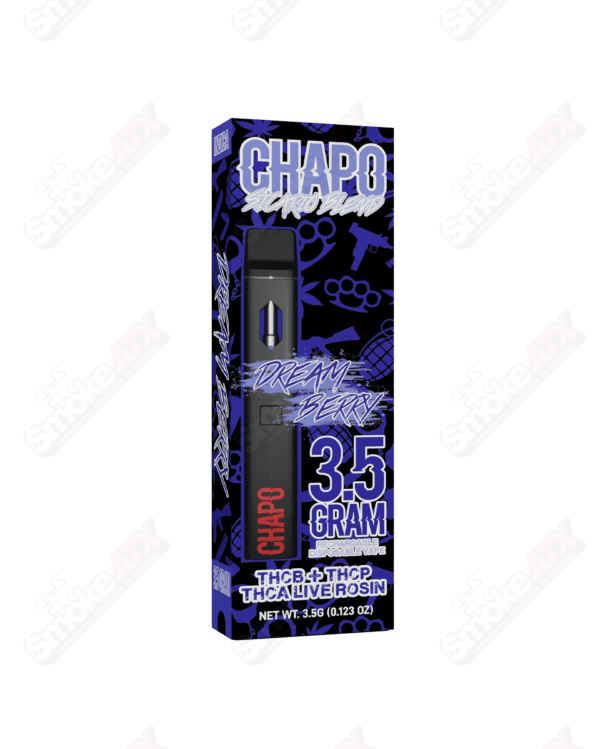 3500mg Dream Berry Sicario Blend Disposable THC-A / THC-B / THC-P Chapo Extrax - Smoke ATX 