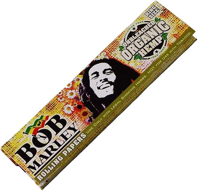 King Size Organic Hemp Bob Marley Papers - Smoke ATX 