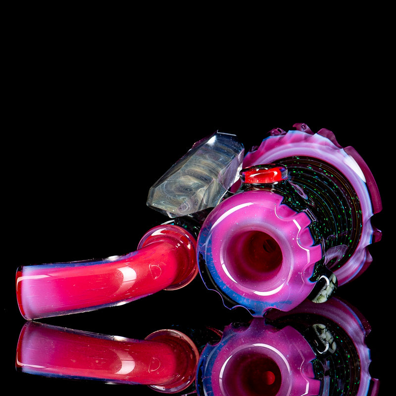 Carved Crushed Opal Dry Standup Lock w/ Faceted MIB by Rotational Science - Smoke ATX 