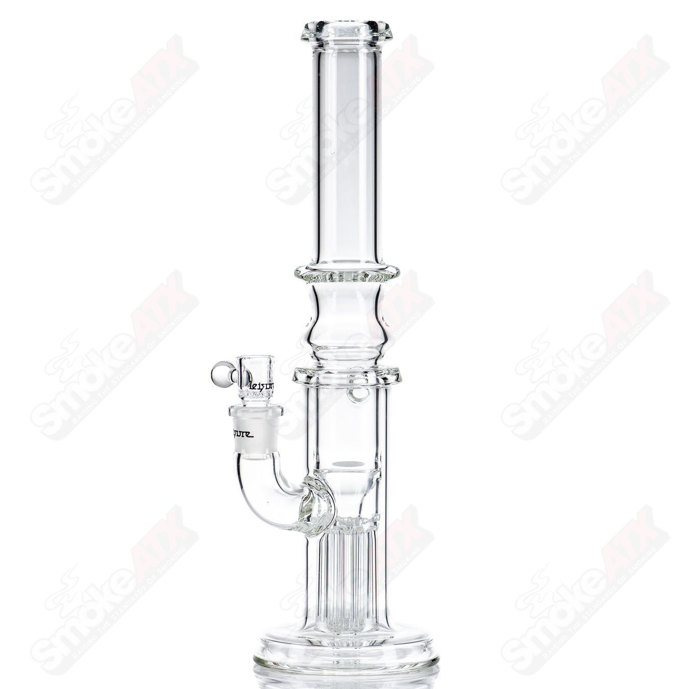 10 Incycler Flower Tube Leisure Glass - Smoke ATX 