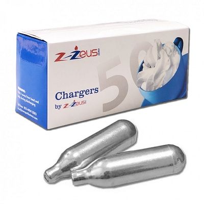 24pk Z-Zeus Cream Chargers - Smoke ATX 