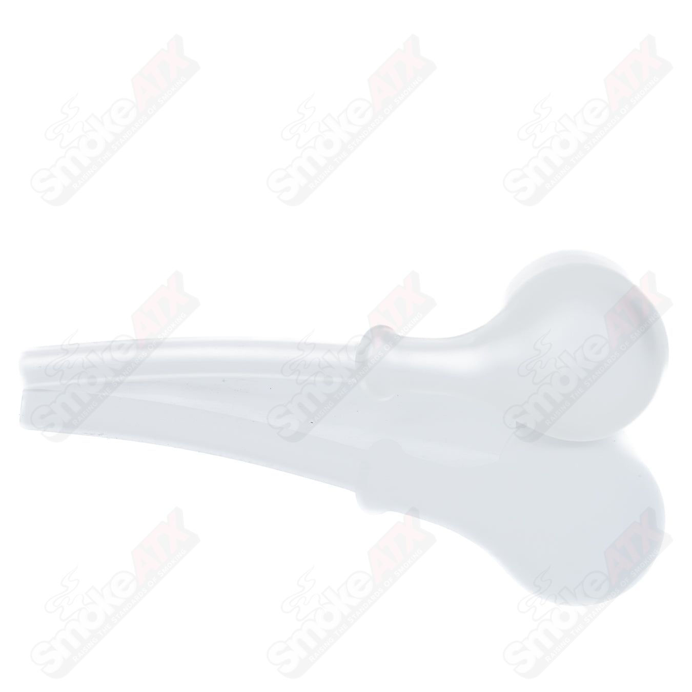 Blasted Church Warden by Kirkland Glassworks - Smoke ATX 