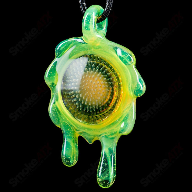 Slime Fume Opal Pendant by Daisuke Saito (Disk of Slop) - Smoke ATX