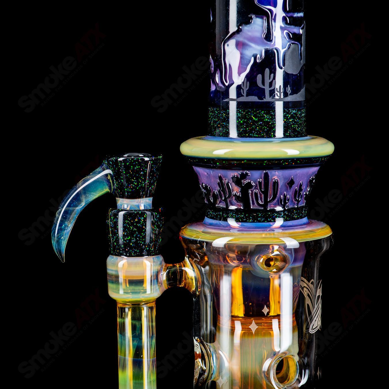 Fab In-Cycler Tube by Subliminal Glass - Smoke ATX 