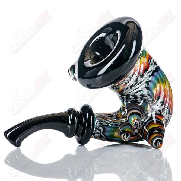 3D Spiral Wrap n' Rake Sherlock Collab by Shawna Benson (THG) x JMass Glass - Smoke ATX