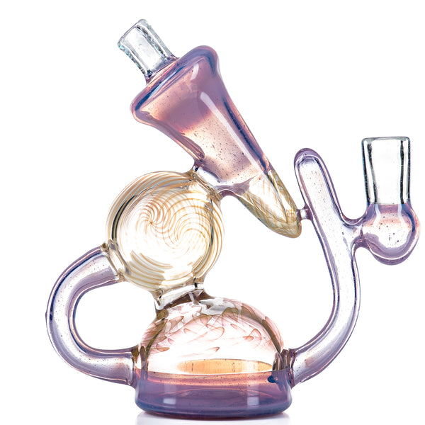 Pink Slime & Fume Recycler by King Leo Glass