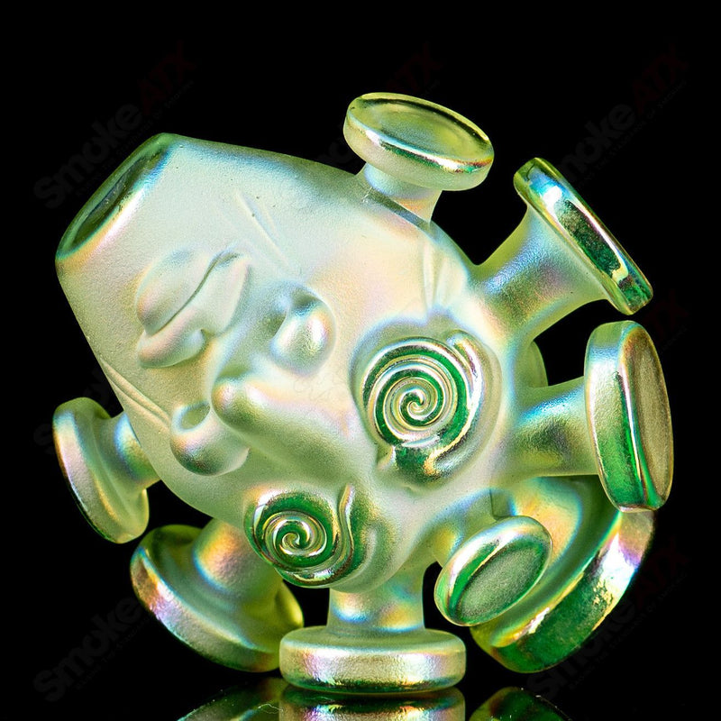 Sunset Slyme W/ Dichroic Spray Face Pendant Josh Mazet x Jmass - Smoke ATX 