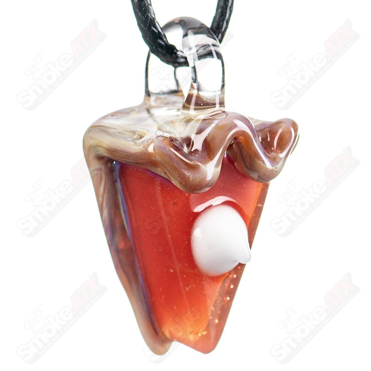 Pumpkin Pie Pendant Sweetshop Glass by Renee Patula