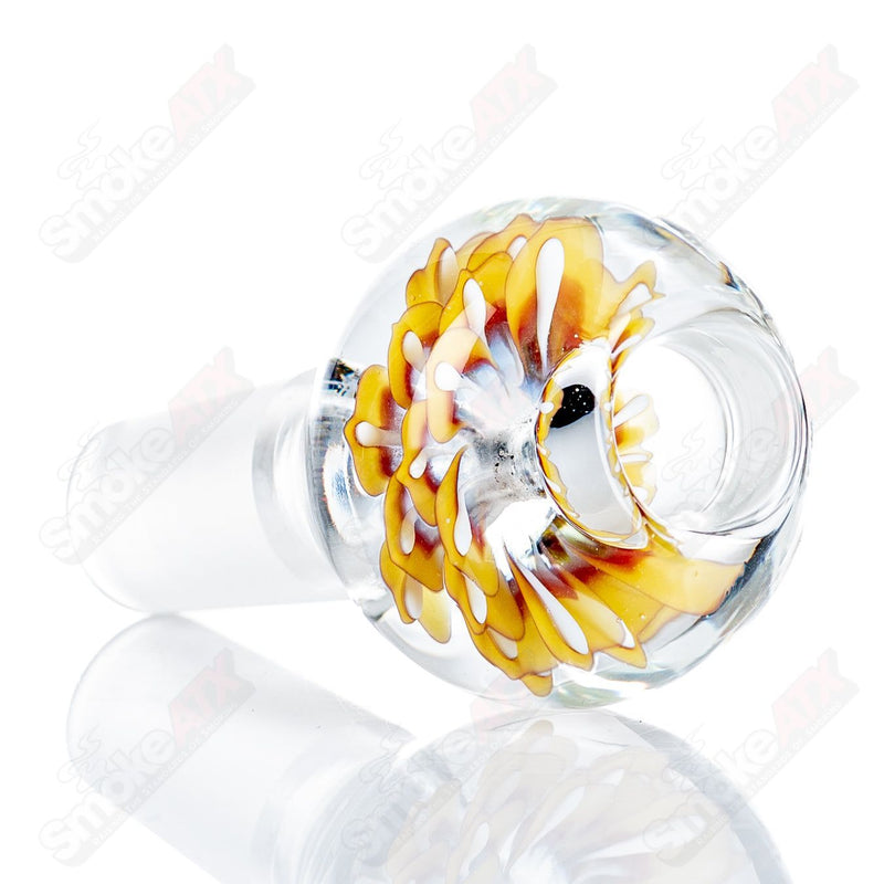 #2 18mm Flower Marble Bowl by Swan Glass