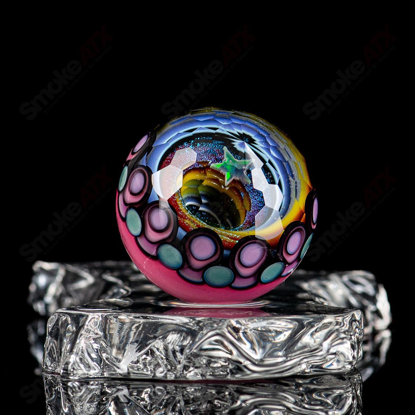 Opal Star Marble Pauly 2 Finger - Smoke ATX 
