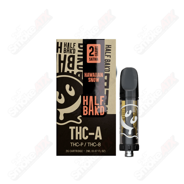 2g Hawaiian Snow Sativa Cart (THC-A/THC-P/THC-8) Half Bakd - Smoke ATX 