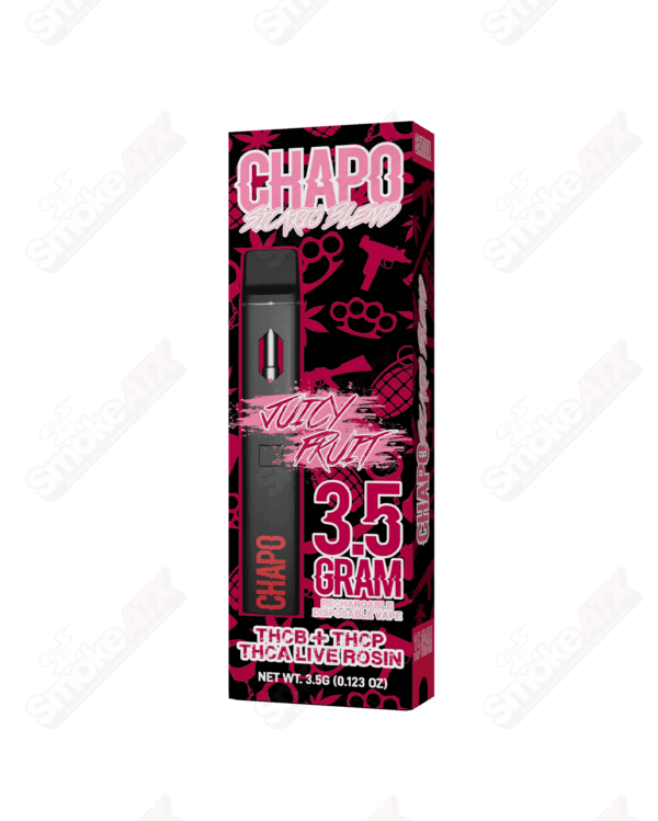 3500mg Juicy Fruit Sicario Blend Disposable THC-A / THC-B / THC-P Chapo Extrax - Smoke ATX 