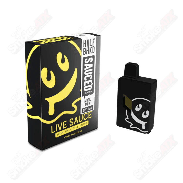 4000mg Magic Milk (Sativa) Sauced Disposable THCA Half Bakd - Smoke ATX 