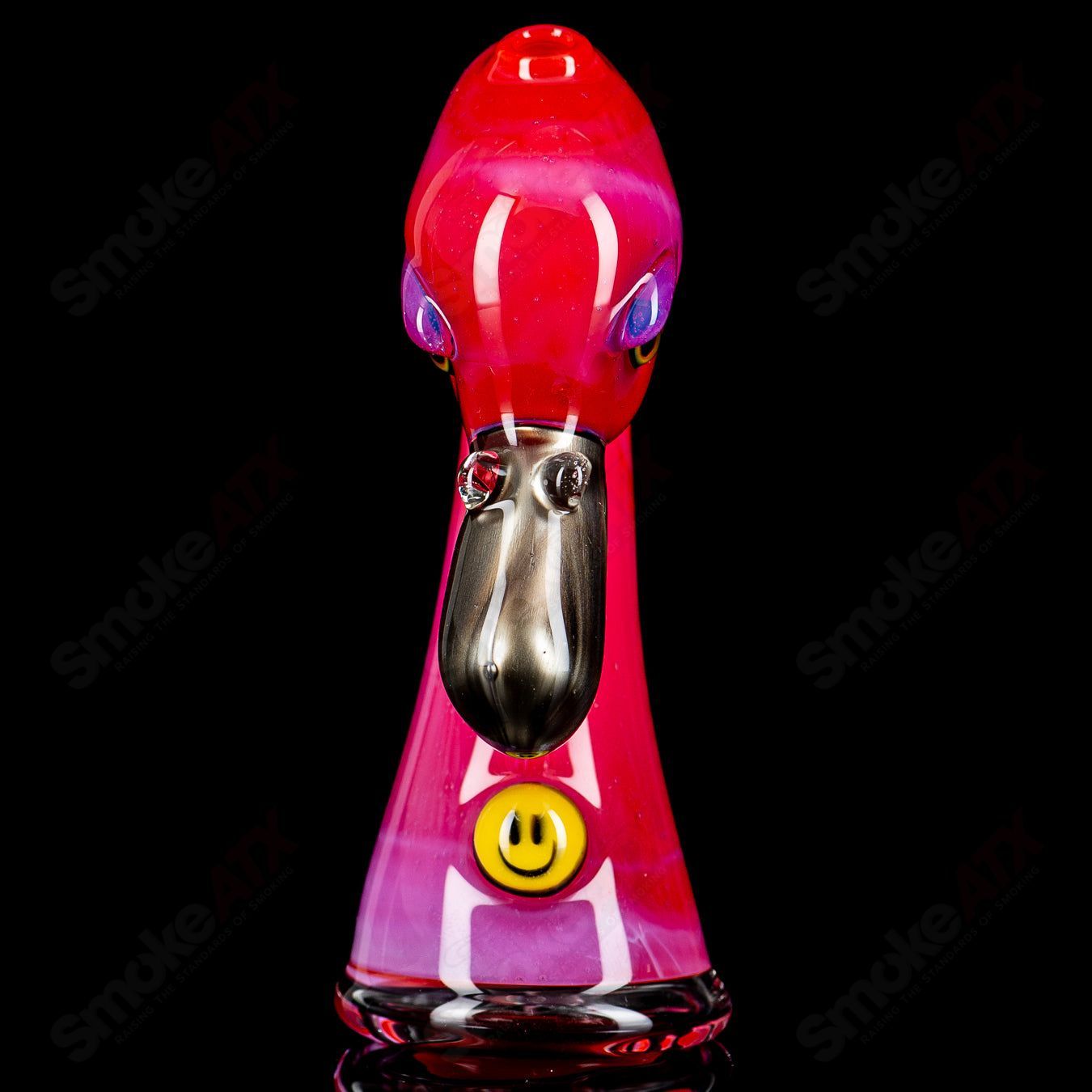 Flamingo Puffco Dry Top Burtoni Glass #2 - Smoke ATX 