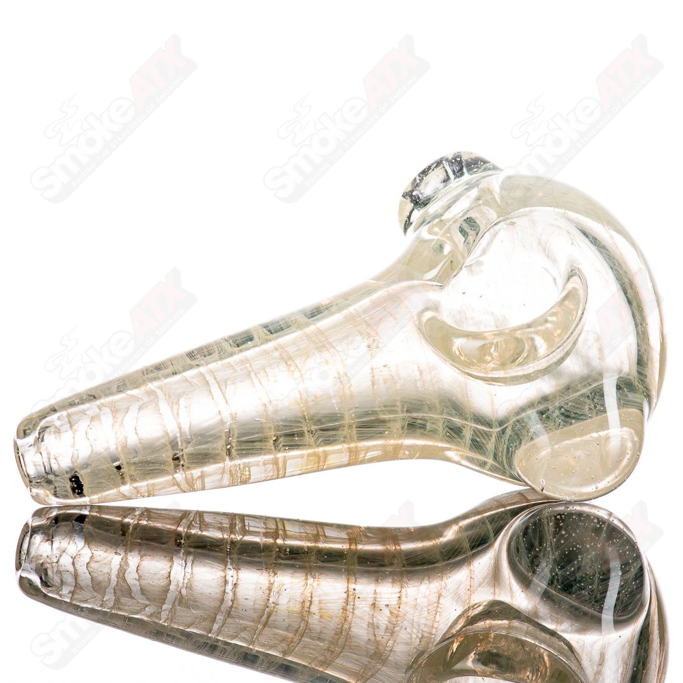 UV Fume Spoon by JMK Glass - Smoke ATX