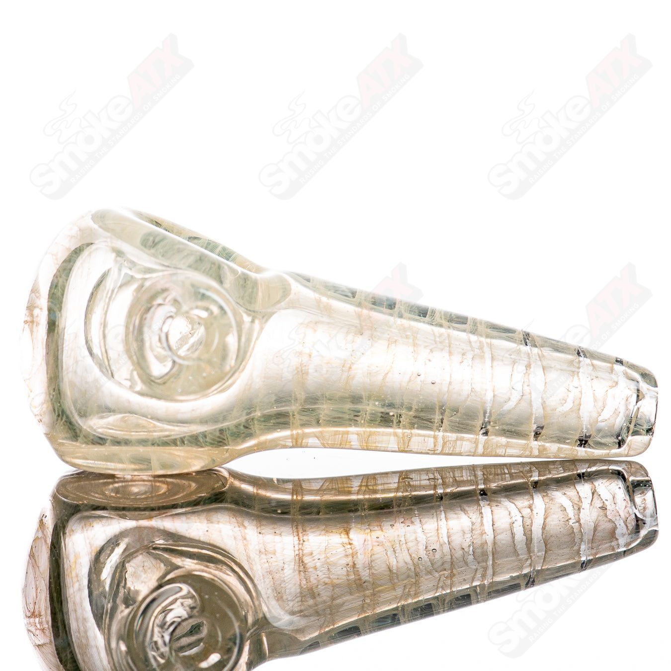 UV Fume Spoon by JMK Glass - Smoke ATX