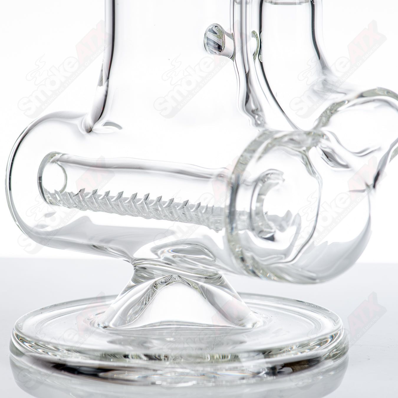 13/Inline Flower Tube Leisure Glass - Smoke ATX 