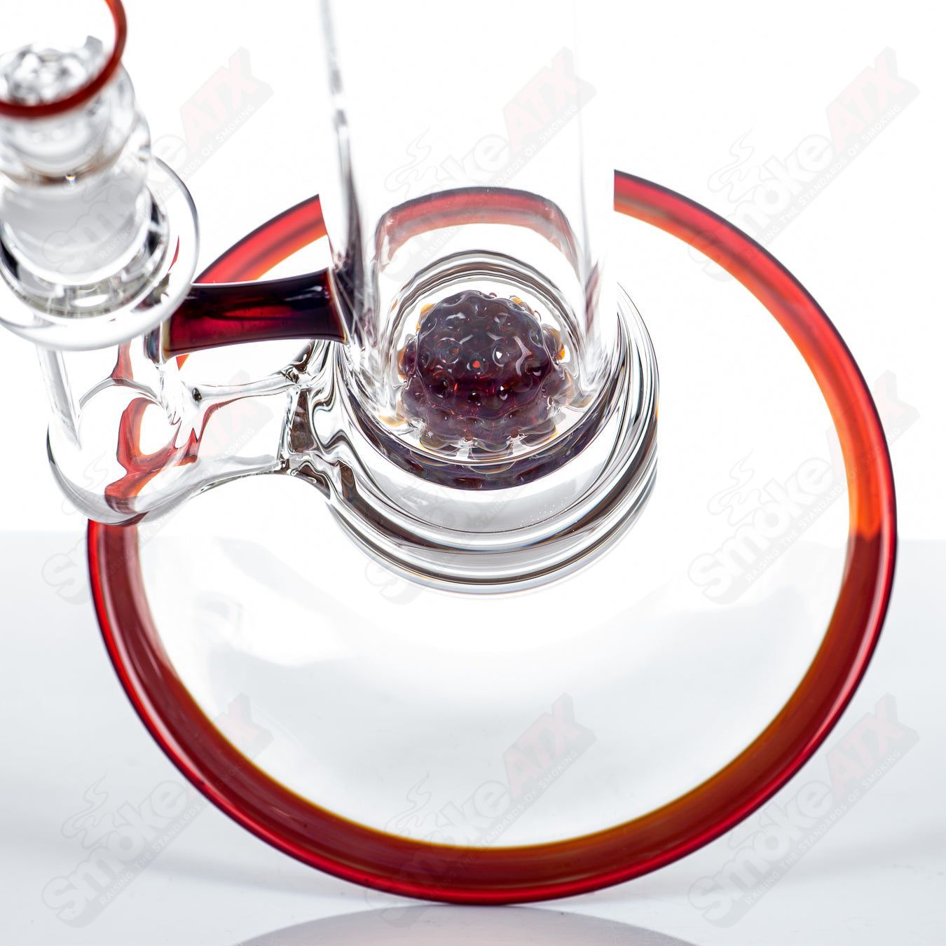 SOL-45 Lace Sphere (Amber Purple) SoL Glassworks - Smoke ATX