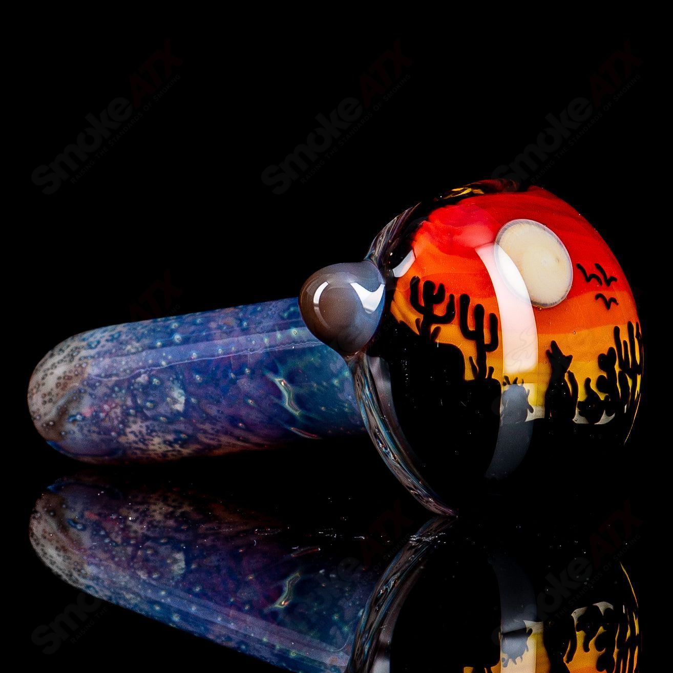 Southwestern Silhouette Discflip Spoon Chillery Bogart - Smoke ATX 
