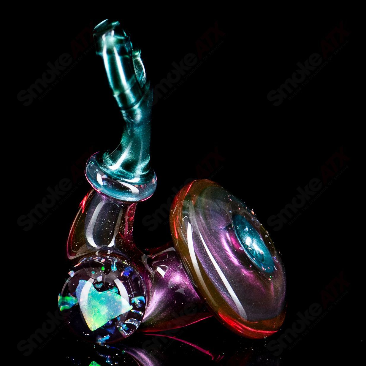 #3 Sherlock Pendant w/ Heart Opal JMass - Smoke ATX 