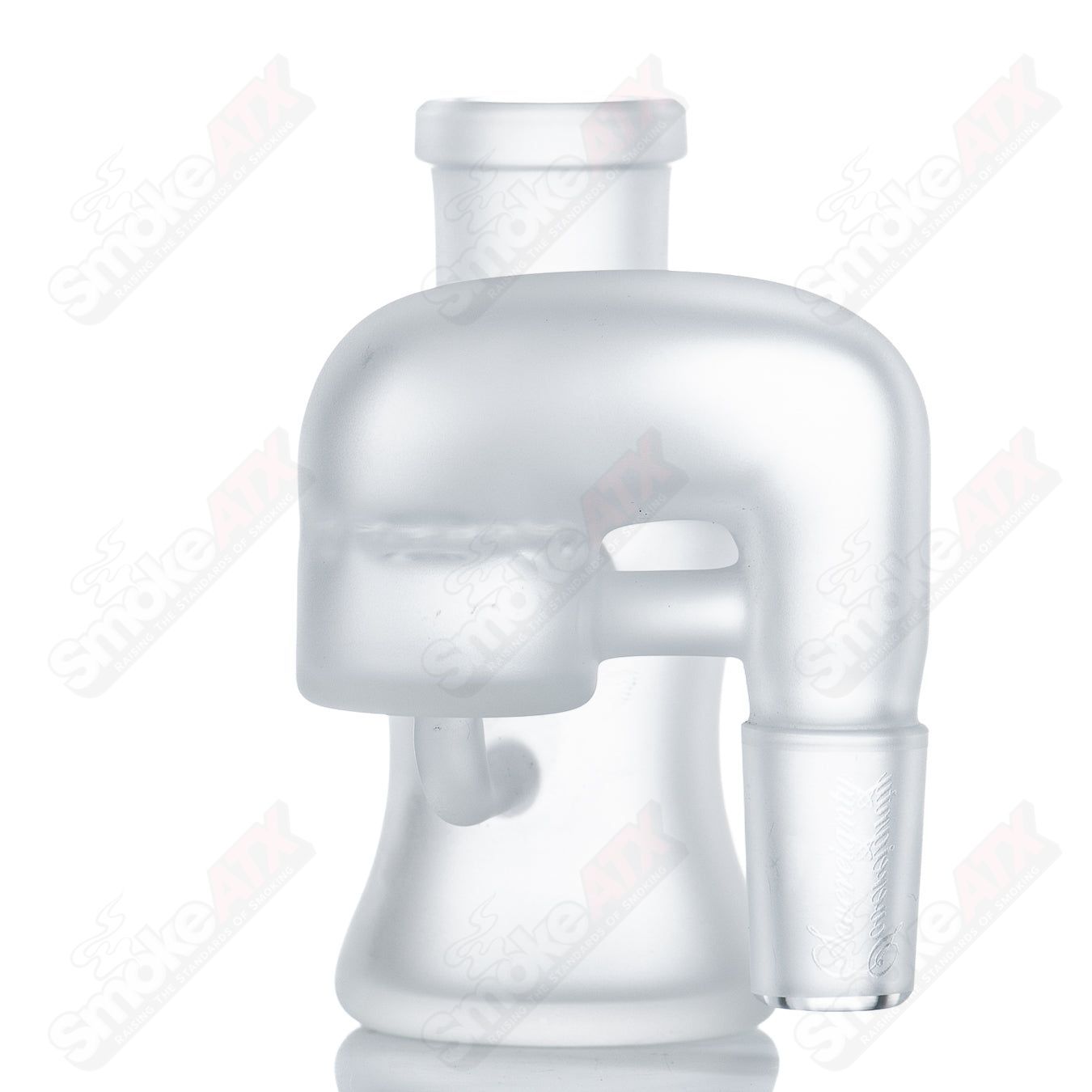18mm Frosted Dry Cleaner Ash Catcher by Sovereignty Style #5 - Smoke ATX