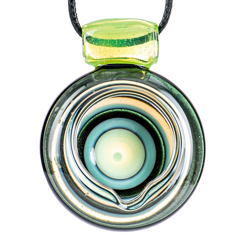 #4 Opal Encalmo Pendant by Doug Zolbert Glass