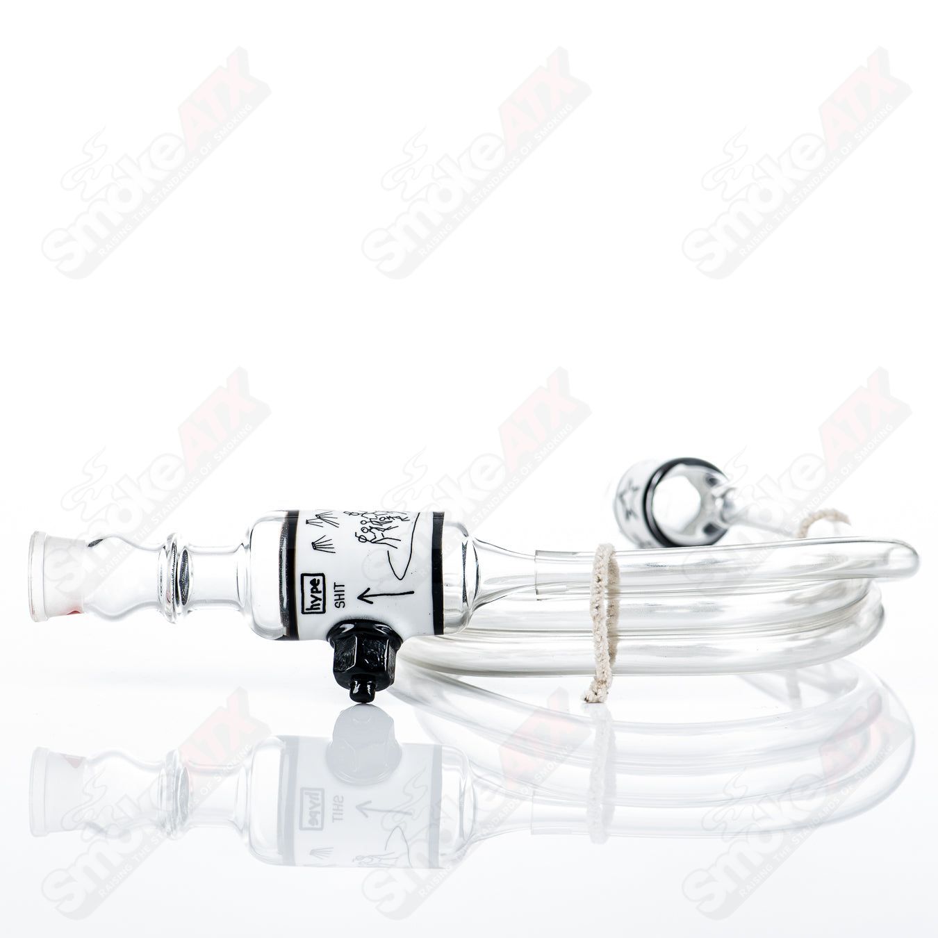 Vapor Brothers x Zach P Artist Series Scratch Vaporizer Whip - Smoke ATX