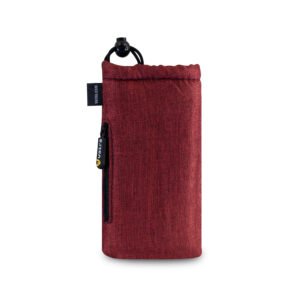 Vatra Bags Red V23 7” Zip Draw Pouch - Smoke ATX
