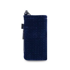 Vatra Bags Velvet Navy V23 7” Zip Draw Pouch - Smoke ATX