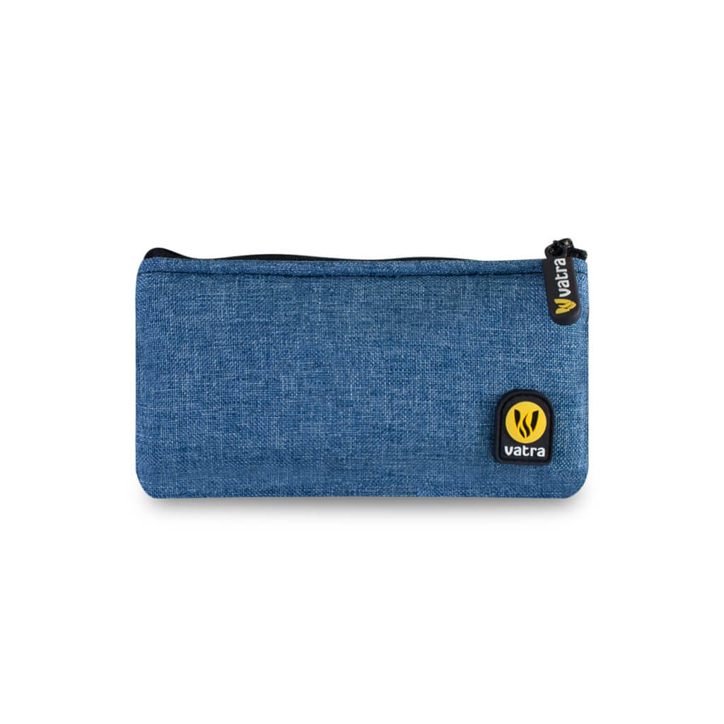 Vatra Bags Woven Blue V16 6.5” Zip Pouch - Smoke ATX