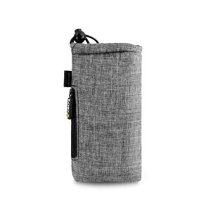Vatra Bags Woven Gray V23 7” Zip Draw Pouch - Smoke ATX