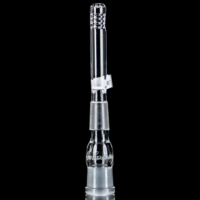 18/18mm 4.5" 180 Gridded Downstem  (Magic Purple) Sovereignty Glass - Smoke ATX 