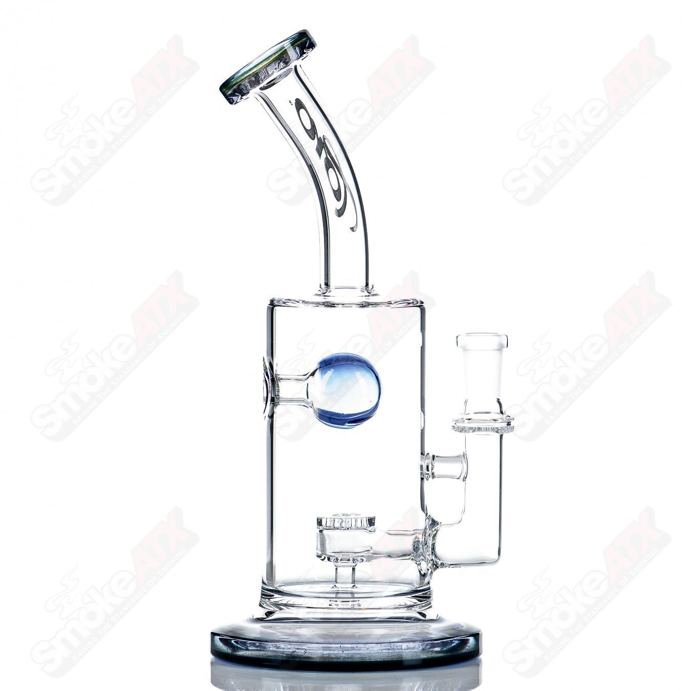 #1 10mm Jetperc Full Color Ball by Toro Glass - Smoke ATX