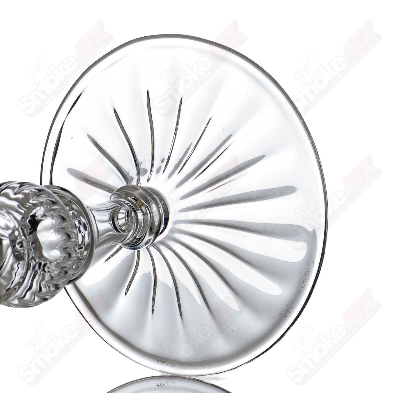 #1 Wine Glass Venetian Rad Glass - Smoke ATX