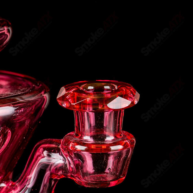 Faceted Two & Through Full-Size Recycler by Captn Chronic - Smoke ATX