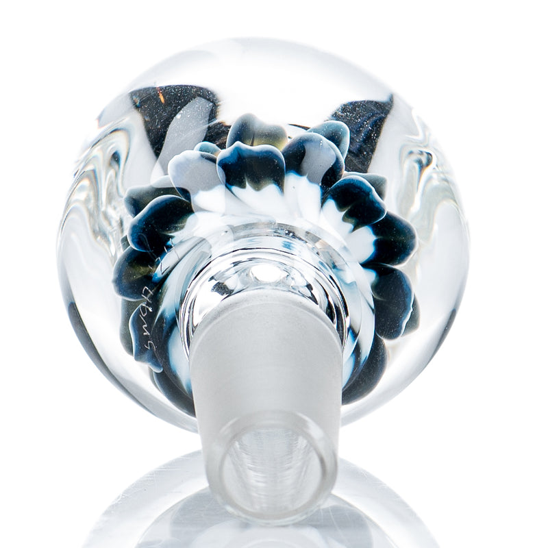 #1 14mm Flower Marble Bowl by Swan Glass